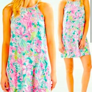 Lily Pulitzer Margot Floral Halter Dress Size XS
